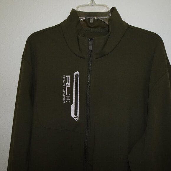 RLX Ralph Lauren Full Zip Jacket Men's Size 2XL Green Microfiber Wicking - Picture 3 of 9